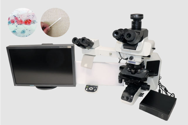 高性能 光学顕微鏡装置写真
